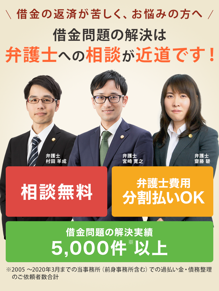 債務整理 過払い金請求による借金問題の解決 弁護士法人リーガルプラス